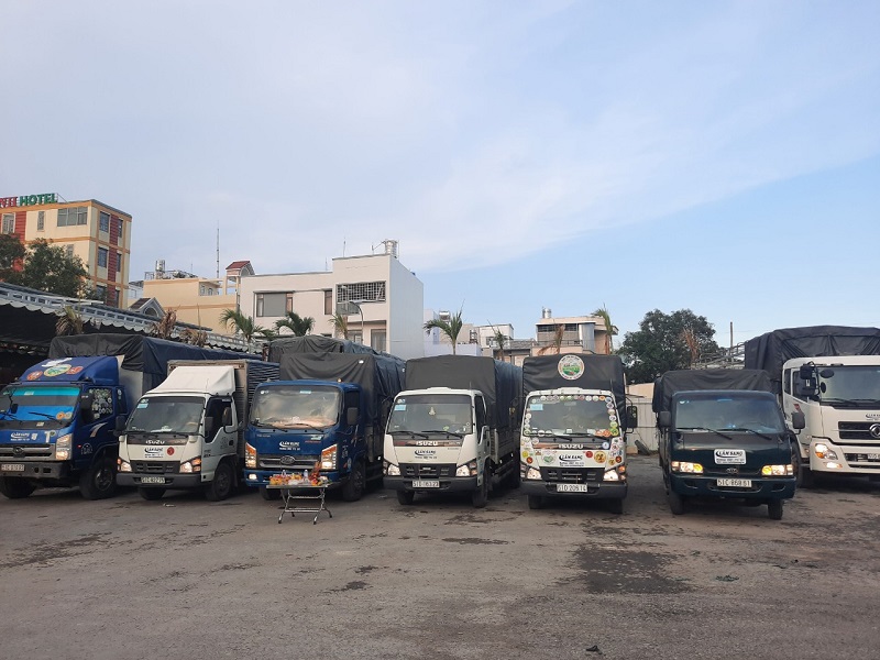 Cho thuê xe tải chở hàng tại KCN Phúc Long