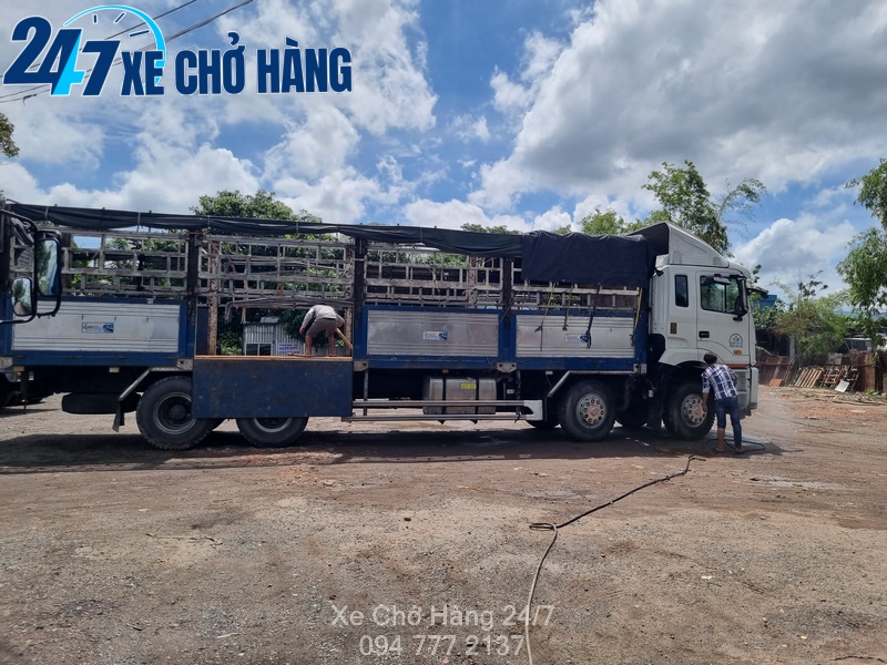 Cho Thuê xe tải chở hàng 10 tấn đến 15 Tấn thùng dài 9.5 mét
