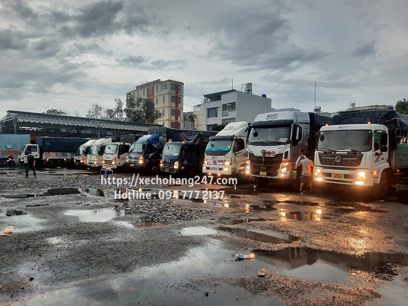 Cho thuê xe tải chở hàng 6m vào thành phố